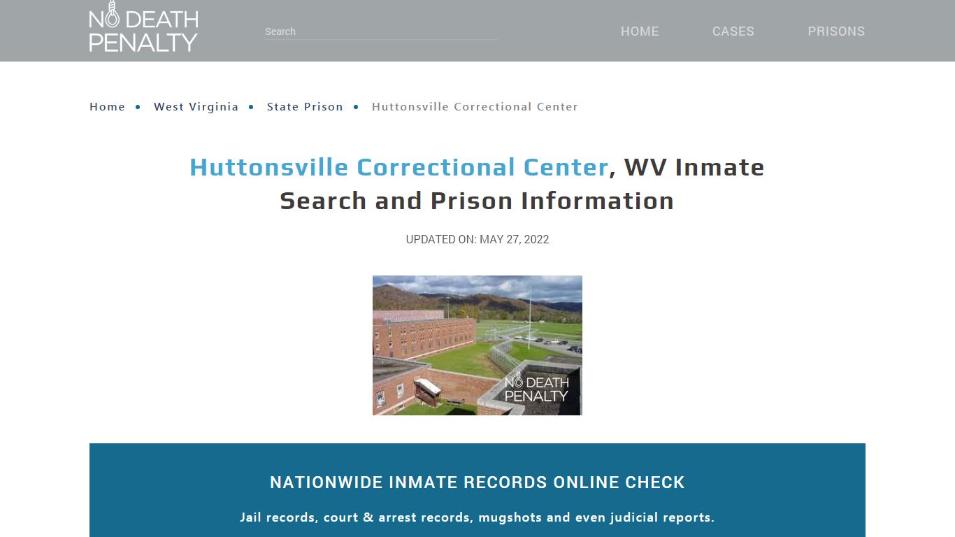 Huttonsville Correctional Center, WV Inmate Search ...